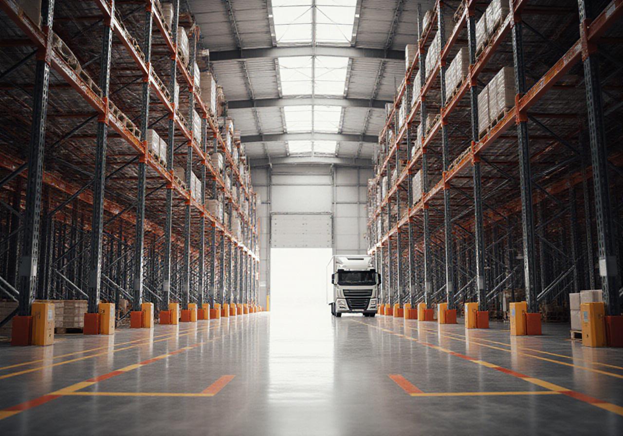 Modern logistics warehouse facility